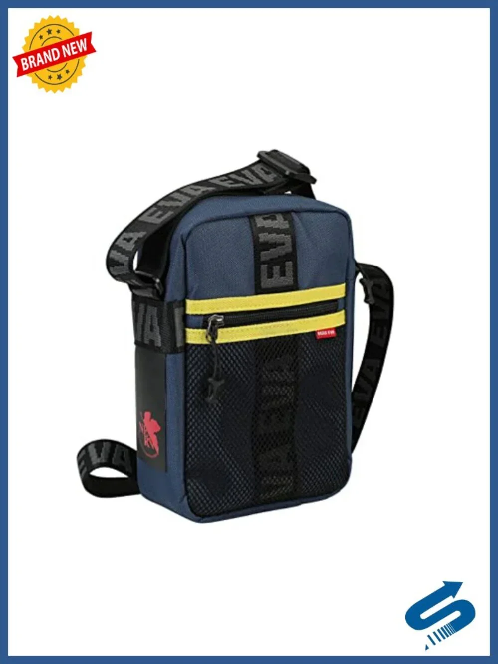 EVA Anime Crossbody Shoulder Bag Adjustable Strap Polyester